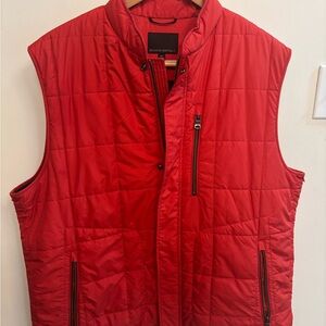 Banana Republic Men's Vibrant Red Quilted Vest